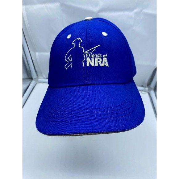 NRA Other - Friends of NRA Blue Baseball Hat Cap Adjustable Strap-back Vintage USA Made 2A